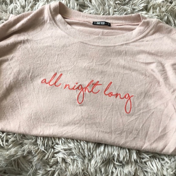 Knit Riot “all night long” sweater pullover - Picture 2 of 3